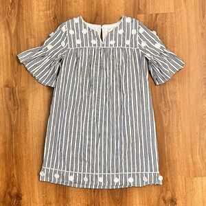 Crown & Ivy Striped Bell Sleeve Summer Dress